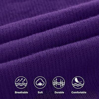 SMART SHINE ENTERPRISES Chaussettes d'équitation montantes violettes en laine et coton, respirantes et confortables, pour le sport équestre