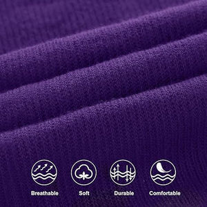 Calcetines de Montar hasta la Rodilla Color Morado de SMART SHINE ENTERPRISES, Material de Lana y Algodón, Transpirables y Cómodos, Ropa Deportiva Ecuestre - Product Image 6