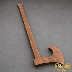 Hacha de madera artesanal vikinga para entrenamiento y práctica, ideal para personalizar como regalo y el mejor regalo para hombres. - Product Image 3