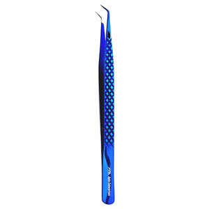 Eyelash Extension Tweezers Fiber Tip Eye Volume False Lash Tweezers Beauty <b>tools</b> Straight Curved Volume Lash Stainless Steel - Product Image 6