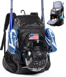 Bolsa de Béisbol Personalizada con Logotipo Impreso Directo de Fábrica, de Gran Capacidad, para Equipo de T-Ball y Sóftbol - Product Image 1