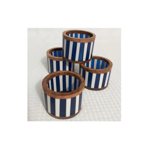Stylish Resin Napkin Rings for Elegant Dining <b>Table</b> Decor Handcrafted Multicolor <b>Epoxy</b> Resin & Wood Napkin Ring At Good Price - Product Image 3