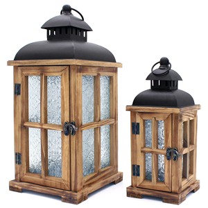 Black Metal Glass Wall <b>Lantern</b> Vintage Edison Bulb Outdoor Indoor Wholesale - Product Image 5