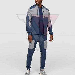 Conjunto Corto de Chaqueta Cortavientos y Pantalones Cortos para Hombre de Alta Calidad 2026, Conjunto de Chaqueta Cortavientos y Pantalones Cortos de Nailon para Hombre, Hecho en Pakistán - Product Image 1