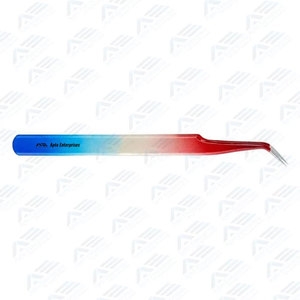 Pinzas para Pestañas con Logotipo Personalizado, Pinzas para Extensión de Pestañas de Volumen de 90 Grados con Punta de Fibra, Herramienta de Belleza Profesional de Precisión - Product Image 5