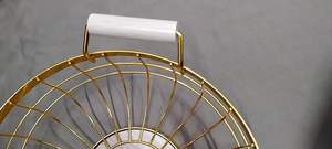 Cesta de Almacenamiento Metálica Contemporánea con Asas, Organizador de Estantes Resistente para el Hogar - Product Image 2