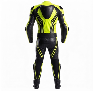 Combinaison de moto en cuir sur mesure de qualité supérieure MotoCP Racing 1 pièce, équipement de conduite avec bosse niveau 2 CE, fabriquée sur mesure - Product Image 2