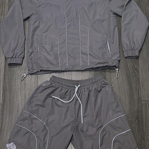 Sweat à capuche zippé technique respirant en molleton gris chiné grande taille pour homme - Product Image 2