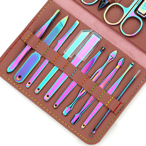 Professional High Quality Stainless Steel Manicure & Pedicure Set Travel & Grooming <b>Nail</b> Clipper Tools <b>Kit</b> 16 Pcs Manicure <b>Kit</b> - Product Image 1