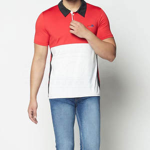 เสื้อโปโลผู้ชายทรงสลิมฟิต ดีไซน์ล่าสุด แฟชั่นกลางแจ้ง ลายทาง สไตล์ฤดูร้อน - Product Image 4