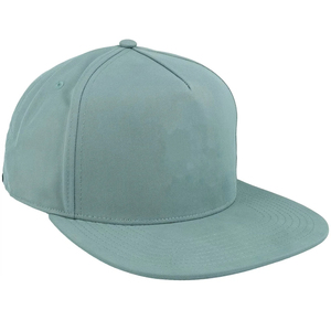 Casquette Snapback Unisexe 6 Panneaux Couleur Unie Visière Plate Coton Décontractée Réglable Printemps Été Taille Adulte - Product Image 1