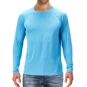 เสื้อยืดแขนยาวกีฬาแบบแห้งเร็วทรงเข้ารูป เสื้อยืดแขนยาวออกกำลังกายแบบสั่งทำสำหรับผู้ชาย เสื้อยืดแขนยาวลายสั่งทำ - Product Image 2