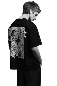 Top Trending 100% algodón ropa de verano camiseta suelta media manga larga ajuste cómodo marca personalizada impreso teñido Jersey - Product Image 4