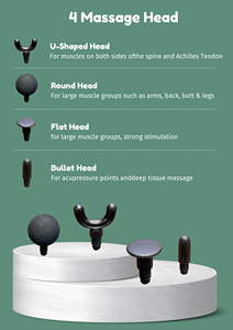 Mini pistolet de massage puissant de haute qualité Profondeur de massage variable Pistolet de massage musculaire portable - Product Image 6