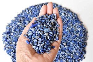 Wholesale Blue Lapis Lazuli <b>Crystal</b> <b>Chips</b> <b>Crystals</b> Gravels Healing Stones Bulk Natural for Decoration Art - Product Image 4