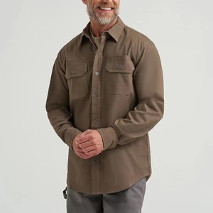 Men's <b>Winter</b> Softshell Shirt Jacket Windproof <b>Waterproof</b> Zipper Closure Stand Collar Workwear Outdoor Utility <b>Coat</b> - Product Image 3