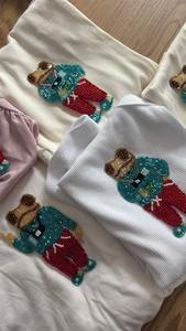 Bordado con Cuentas, Cuentas de Semilla Bordadas a Mano para Regalo de Bautizo y Aniversario, Diseño Zen Asiático, Moda de Verano - Product Image 5