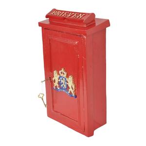 Buy Online Brieven <b>Post</b> <b>Box</b> <b>For</b> <b>Home</b> Decoration Factory Price Customizable Letter <b>Box</b> Red Coated Weatherproof Wall Mount - Product Image 1