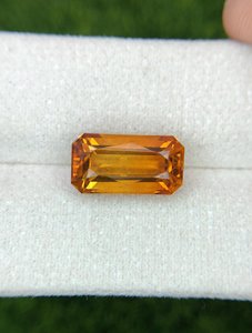 Superbe Citrine Jaune Orange Naturelle de Madeira, Pierre Précieuse Taillée de Haute Qualité pour la Fabrication de Bijoux - Product Image 5