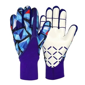 Gants de football en latex pour entraînement professionnel, protection des doigts du gardien de but, gants de gardien de but de football pour hommes, respirants, anti-UV - Product Image 5