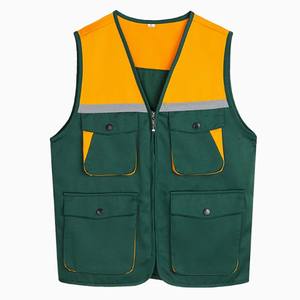 Hi Vis Purple Safety Reflective Jacket Vest Construction Work Uniform100 Polyester Safety Rescue Vest with logo Multi Pockets - Product Image 1