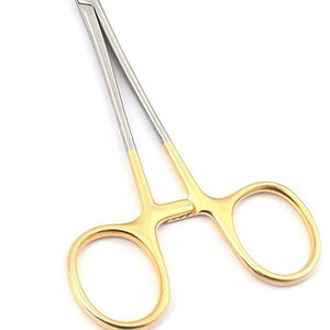 Porte-aiguille Mayo Hegar Premium 16 cm - Acier inoxydable de qualité chirurgicale, manche doré TC, autoclavable, haute adhérence - Certifié ISO13485 CE - Product Image 5