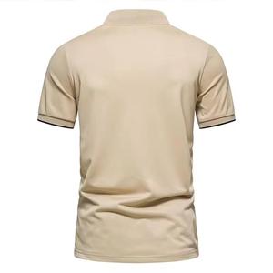 High quality dry fit cotton polo shirts breathable and comfortable solid <b>plain</b> dyed <b>canvas</b> with custom logo - Product Image 2