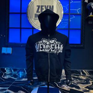 Sudaderas con Capucha Personalizadas con Estampado Serigrafiado, Diseño de Moda Oversize para Invierno, Hechas en Pakistán por Zeyn Industry, Sudaderas con Cremallera Estilo Streetwear - Product Image 1
