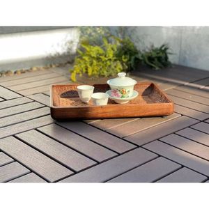 Set di 44 Piastrelle Incastrabili in Plastica 30x30 cm, Impermeabili per Patio, Adatte per Uso Interno ed Esterno - Product Image 2
