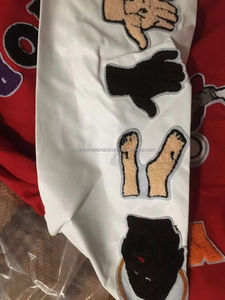 Chaqueta Varsity Unisex de Talla Grande con Cuello Alto, Bordado de Cadena Personalizado Estilo Hip Hop y Parches de Chenille, con Logotipo Frontal, Superventas - Product Image 6