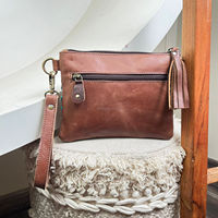 Vente en gros, sac à main en cuir de vachette véritable de luxe tendance 2025 Western Mini bandoulière pour femmes