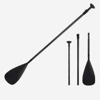 Pagaie de SUP tissée en sergé 12K en fibre de carbone, 3 pièces réglable, planche de maintien écologique, portable et légère, flottante
