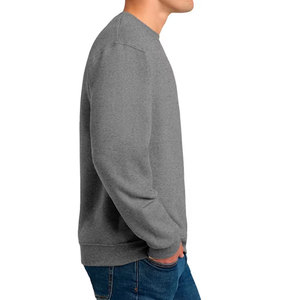 Sudadera Premium Blanca Lisa de Cuello Redondo, Gruesa y Suave de Felpa, Estilo Urbano para Hombre - Product Image 2