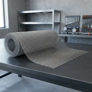 Industrial CR Steel Expanded Metal <b>Mesh</b> Diamond Hole Roll Fine Filtration Filter Elements Protective Safety Guarding IRAJ - Product Image 1