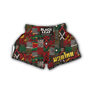 Shorts de Muay Thai personnalisés avec logo brodé en gros - 100% polyester 140g, séchage rapide, unisexe, pour boxe, MMA, kickboxing - Product Image 3