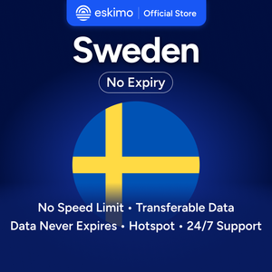 Tarjeta SIM digital Eskimo Sweden de 1 GB sin caducidad, datos de viaje de alta velocidad 5G/4G, no se requiere SIM física, S-SW-01, para teléfonos inteligentes. - Product Image 1