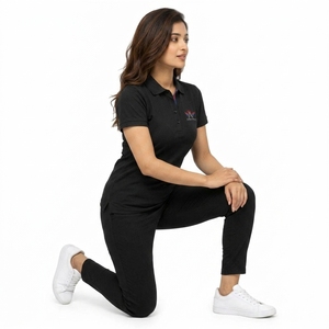 Fabric Custom Printing Flexible Sizing Exclusive <b>Women</b> <b>Polo</b> T-Shirt Premium Quality Apparel with Comfortable Fit Durable - Product Image 5