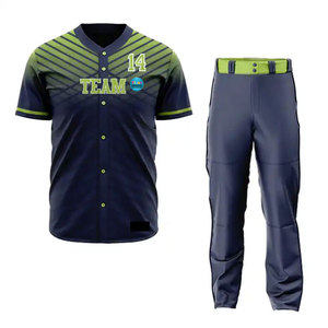 Uniforme de baseball personnalisé avec logo, respirant, de haute qualité, dernier design, vêtements d'équipe, vente chaude, prix abordable - Product Image 1