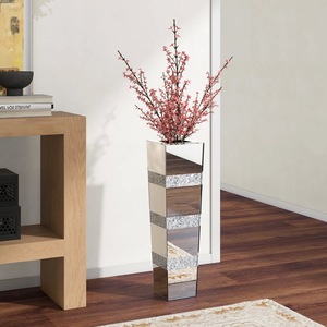 Vase de table moderne en métal transparent, support décoratif pour fleurs, pour la maison, intérieur haut de gamme, vente en gros - Product Image 2