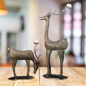 Porte-bougie chauffe-plat en forme de cerf de qualité supérieure pour la décoration intérieure, l'aromathérapie et la relaxation consciente - Product Image 3