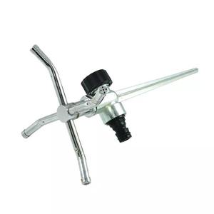 ระบบชลประทานสนามหญ้าแบบหนัก ทนทาน หัวฉีดหมุนได้สี่ทิศทาง พร้อมเสาปักดินโลหะผสมสังกะสี อุปกรณ์รดน้ำ - Product Image 1