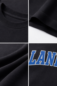 เสื้อยืดโอเวอร์ไซส์สีดำเนื้อเจอร์ซีย์คุณภาพสูง หนักแน่น 100% ผ้าฝ้าย ทรงหลวม ไหล่ตก แขนสั้น สไตล์สตรีทแวร์ กันยับ สำหรับผู้ชาย - Product Image 6