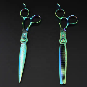 Ciseaux de coiffure professionnels Tegra Surgical 2024 pour droitiers, ciseaux de barbier, ciseaux de coupe de cheveux, ciseaux à bord rasoir - Product Image 5