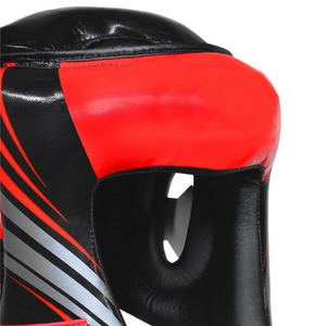 Professional Leather MMA Boxing Helmet Protector Kick Boxing Head Guard for Martial Arts Training Wholesale Sports - Product Image 5