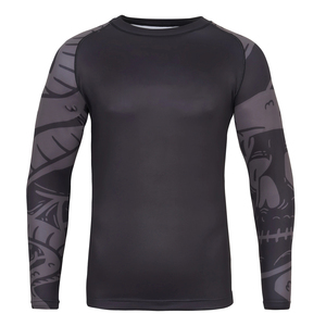 High Quality <b>Custom</b> <b>Design</b> Sublimation Printed Long Sleeve <b>Compression</b> <b>Shirt</b> for Men Good Quality Comfortable Wholesale Wear - Product Image 4