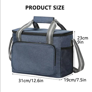 Hot Selling Custom Logo Thermal Lunch Bag 300D Oxford Cooler Bags for Students' Picnics Hot Summer Storage Offer - Product Image 2