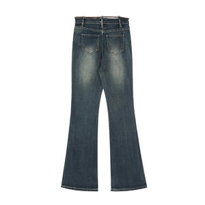 Pantalones Vaqueros de Corte Holgado para Mujer, Suaves, Duraderos y Cómodos, Mezcla de Algodón, Ideales para Uso Casual, Oficina, Ropa de Calle y Viajes - Product Image 5