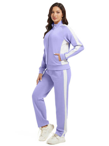 GAF OEM Wholesale Customized Women's Sports Training Jogging Running Tracksuit Regular Fit 100% Polyester Breathable Lightweight - Product Image 4