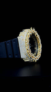 Súper Venta Caliente Nuevo Diseño de Espina de Buss Down Reloj Bisel Colección Custom 925 Silver Gold Plated Case Band Watch - Product Image 5