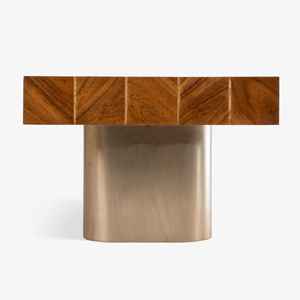 Table basse Arrow - Table centrale en bois d'acacia massif pour salon moderne - Product Image 1
